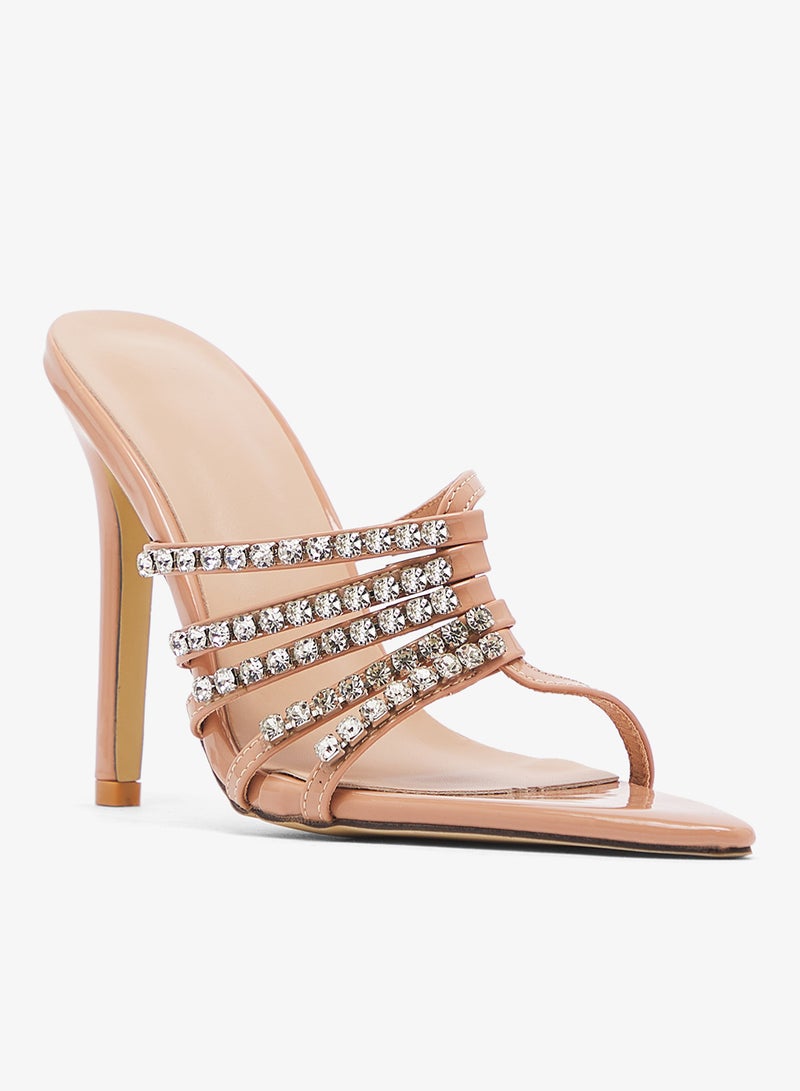 ايلا ليمتد اديشن صندل بكعب عالٍ مزين بالماس - Image 2